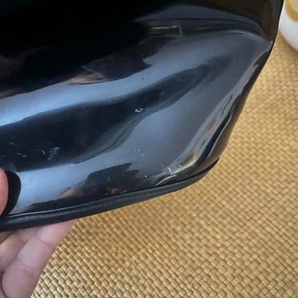 Vintage Salvatore Ferragamo black patent bag - Picture 3 of 7